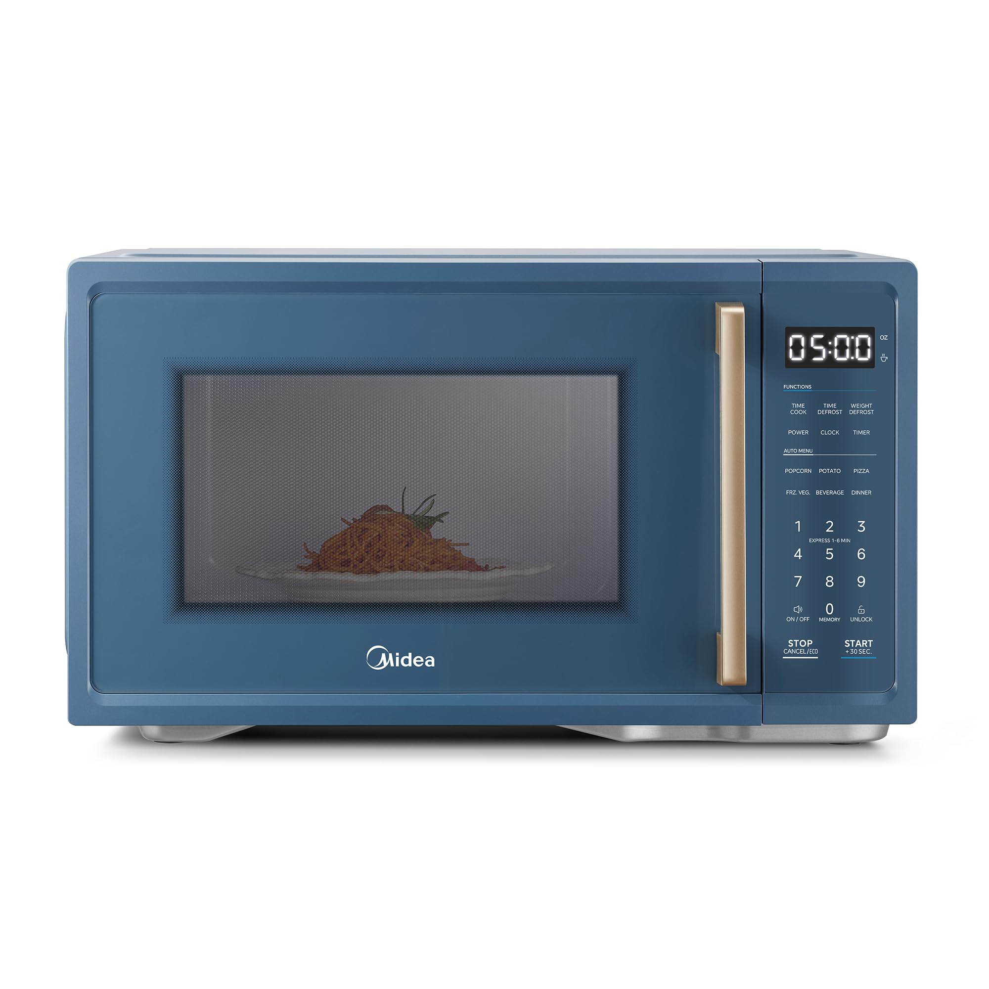 Amazon.com: Midea Retro Countertop Microwave, 1.1 Cu. Ft, 1000W, 6